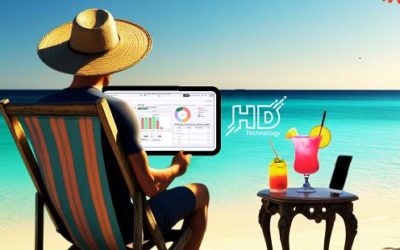 HD Technology:☀️ Soleil, sable… et suivi de production en mode chill 😎