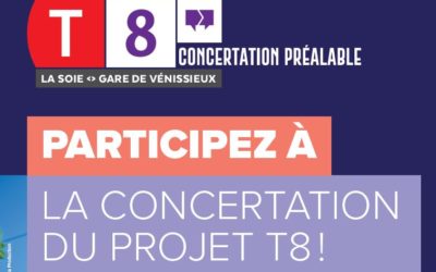 Tramway T8 – reprise concertation BRON/ST-PRIEST/VENISSIEUX/VAULX EN VELIN
