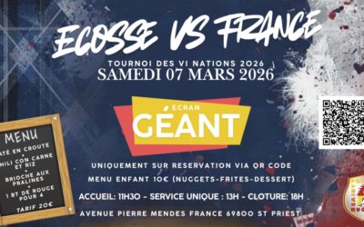 Saint Priest Rugby – Repas des VI Nations