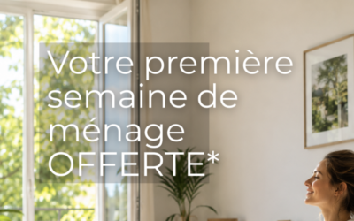 Centre Services – Votre première semaine de ménage offerte* !