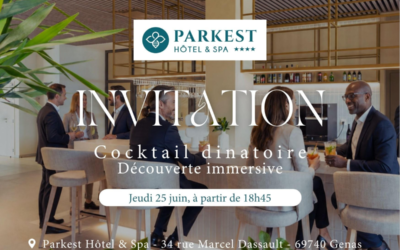 Hôtel ParkEst & spa – Invitation cocktail découverte Hôtel ParkEst & SPA, le 25 juin 2026