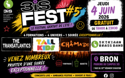 3iS – Invitation au 3iS Fest #5 – Campus 3iS Lyon à Bron | Jeudi 4 juin 2026
