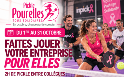 INPICK (1ncentiva) – Octobre Rose : réunissez vos équipes autour du Pickleball 🩷